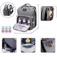 Mommy Bag Lightweight Portable Folding Crib Bed Large-capacity Travel Maternity Bags Baby Backpack