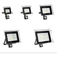 Led Lights Sunlight 220V 10W 20W 30W 50W IP66 Waterproof Outdoor LED Spotlight With Motion Sensor External Solar Lights