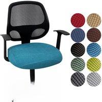 Chair Cover Office Computer Spandex Split Seat Cover Universal Office Anti-dust Armchair Cover 1PCS