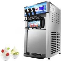 New Desktop Small Soft Ice Cream Machine With Three Flavors Of Ice Cream