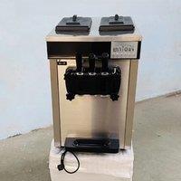 Commercial Soft Serve Ice Cream Machine - Pre-Cooling System, 18L/H Portable High Capacity for Food Trucks & Dessert Shops