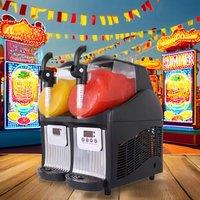 Electric Cube Ice Shaver Granizing Machine 226Kg/H Commercial Snow Cone Chopper Home Slush Crusher