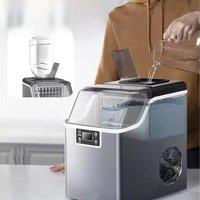Commercial Crystal clear Nugget Ice Block Cube Ball Maker Machine for Restaurants/Shop/Hotel