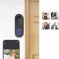 Video Doorbell WIFI Visual Cloud Storage Remote Mobile Phone Anti-theft Dingdong Caller Doorbell