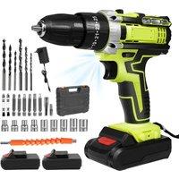 21V Cordless Impact Drill Electric Screwdriver Electric Hammer Drill Mini Wireless Hand Drill