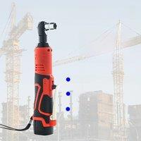 12/18V Electric Wrench Screwdriver 3/8 Cordless Ratchet Wrench Scaffold Right-angle Wrench Power