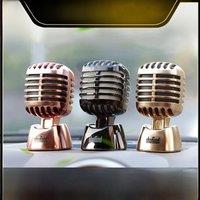 Car Air Freshener Ornament Fashion Microphones Stlye Dashboard Perfume Seat Auto Perfume Diffuser