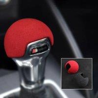 Alcantara Suede Shifter Gear Head Handle Shift Knob Cover Trim For Audi A3 2014 2015 2016 2017 2018 2019 2020 Car Accessories