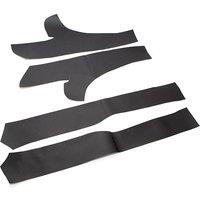 Rear Door Sill Guards For Tesla 2021-2023Model 3 Inner Protector Plate Cover Trim Car Anti-Dirty Bumper Welcome Pedal Kick Pad