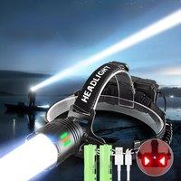 280000LM Ultra Powerful Headlamp USB Rechargeable LED Lamp Super Bright Head Flashlight Long Range