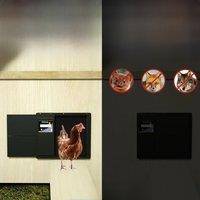 Automatic Poultry Door Photosensitive Automatic Chicken House Door Solar Photosensitive Automatic
