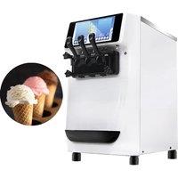 Commercial Large Capacity Soft Ice Cream Machine Stainless Steel Desktop Frozen Yogurt Machine 110V 220V