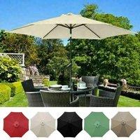 2/2.7/3m UV Protection Parasol Sunshade Umbrella Cover Garden Umbrella Cover Waterproof Beach Canopy