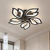 Dimmable LED Ceiling Light,45W 5200LM Ceiling Lamp Petals with Remote Control,3000K/4500K/6500K,For Bedroom