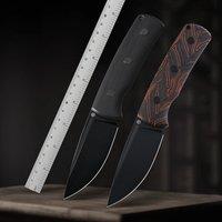 Petrified Fish PFP01F Fixed Blade Knife and Sheath N690 Blade G10 Handle Survival Bushcraft Tactical Hunting Camping edc Tool
