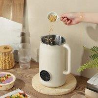 Upgraded Fully Automatic Soy Milk Machine LCD Touch Screen No-wash Milkshake Machine Household 1.2L