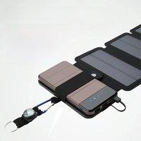 Outdoor Multifunctional Portable Solar Charging Panel Foldable 5V 1A USB Output Device Camping Tool