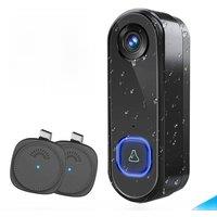 WiFi Doorbell Camera Wireless 1080P Outdoor Video Door Bell Camera AC DC Video Door Phone IP65 Alexa Google Home Security