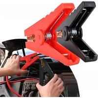 2Pcs 100A Heavy Duty Alligator Clips Insulated Car Battery Charger Clamps Large Crocodile Clips for Automotive