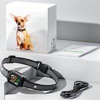 New Product Intelligent Color Screen Bark Stopper Automatic Dog Training Device Vibrating Collar Pet Training Supplies