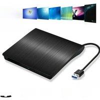 USB 3.0 Slim External Optical Drive DVD RW CD Writer Drive Burner Reader Player Optical Drives Plug