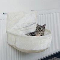 Cat Plush Radiator Bag Soft Cat Hanging Bed with Strong Durable Iron Frame Warm and Cosy Cat Hanging