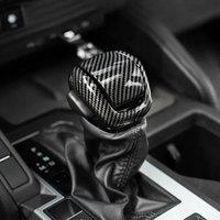 For Toyota LHD Land Cruiser LC300 Prado LC250 Carbon Fiber ABS Style Auto Parts Car Gear Shift Knob
