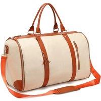 Fashion Large PU Folding Suit Storage Bag Women High Capacity Luggage Handbag Travel Sport Outdoor