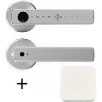 Smart Door Lock Handle With Fingerprint Key card Digital Door Lock Keypad Key Entry electronic lock