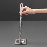 Super long Pipe Dredging Brush Bathroom Hair Sewer Sink Cleaning Brush Flexible Drain Cleaner Clog