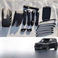16Pcs Car Accessories Trailer Hook Cover Luggage Rack Patch Car Styling Stickers For Chery Jetour Traveller Jetour T2 2023 2024