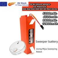 14.4V BRR-2P4S-5200S Robotic Vacuum Cleaner Replacement Battery For Xiaomi Roborock S55 S60 S65 S50