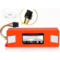 brr 2p4s 5200s 14.4V 12800mAh Robotic Vacuum Cleaner Replacement Battery For Xiaomi Roborock S50 S51