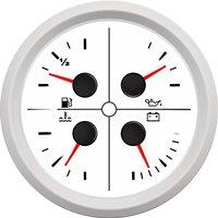 Auto 85mm 4 In 1 Instrument 0-190ohm 240-33ohm Fuel Gauges 8-16v Dispaly Voltmeters 0-5Bar Oil Pressure Meters Water Temp Gauges