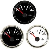 Cars 52mm 50-150? Display Oil Temp Gauges Boat 120-300? Black Oil Temperature Meters with Red Backlight 361-19ohm