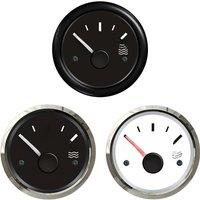 KUS 52mm Pointer Water Level Meters Modification 0-190ohm 240-33ohm Black Water Level Gauges with Yellow Red Backlight 12v/24v