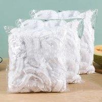 Disposable Food Cover Plastic Wrap Fruit Food Cover Bags Elastic Plastic Wrap Cover Food Grade