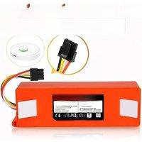 brr 2p4s 5200s 14.4V 12800mAh Robotic Vacuum Cleaner Replacement Battery For Xiaomi Roborock S50 S51
