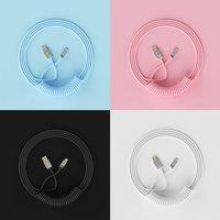 Akko Custom Coiled Avaitor Cable Retractable USB Type-C Extension Cord, Coiling Spring Sprial Cable for Mechanical Keyboard 1.5M