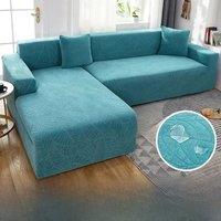 Waterproof Thicken Sofa Covers 1/2/3/4 Seats Jacquard Solid Couch Cover L Shaped Sofa Cover