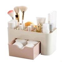 Nordic Desktop Drawer Cosmetic Storage Box Makeup Brush Organizer Box Jewelry Lipstick Mask