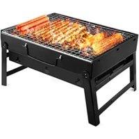 1Pcs Folding Portable Barbecue Charcoal Grill Stainless Steel Small Mini BBQ Tool Kits for Outdoor