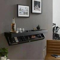 Wood Floating Wall Shelves Magic Flap Hidden Shelf with Secret Compartment Wall-mounted Storage Wood Furniture Storage Box