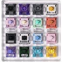 Akko Switch Tester 16pcs Linear/Tactile/Silent Switches for Customize Mechanical Gaming Keyboard Accessories Factory Lubricated