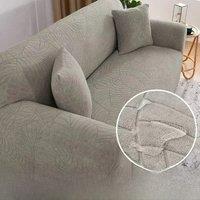 Waterproof Jacquard Sofa Covers 1/2/3/4 Seats Solid Couch Cover L Shaped Sofa Cover Protector Bench