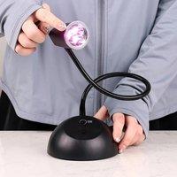 Portable Desktop Sensor Focused Beam USB Rechargeable Nail Lamp Cordless Mini Battery 18W UV LED