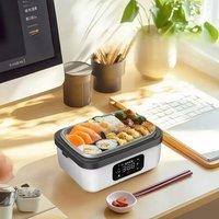 2025 Portable Wireless Lunch Box Heating Water-free Bento Box Large Capacity Insulated Lunch Box For