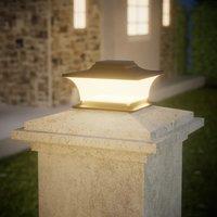 Solar Post Light with Auto On/Off, LED Landscape Lighting for Garden Pathways Fence Patio Posts