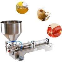 110V 220V Horizontal Pneumatic Filling Machine Shampoo Ketchup Peanut Butter Paste Filling Machine