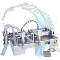 Commercial Beverage Juice Wine Milk Quantitative Filling Machine Stainless Steel Double Head Liquid Filling Machine